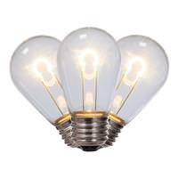Vickerman 6 watt 120 volt S14 Medium Screw Base Warm White Replacement LED Light Bulb (10 Pack)