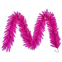 Vickerman 9' x 14" Hot Pink Fir Artificial Christmas Garland