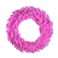 Vickerman 24" Hot Pink Unlit Artificial Christmas Wreath