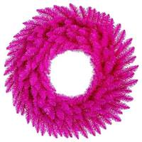 Vickerman 36" Hot Pink Unlit Artificial Christmas Wreath