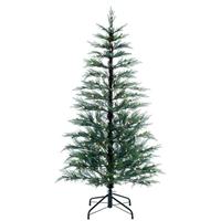 Vickerman 5.5' x 30" Western Cedar 100 Light Warm White Artificial Christmas Tree