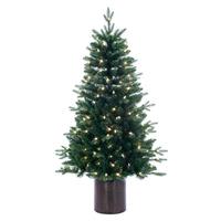 Vickerman 4.5' x 30" Potted Spruce Tree LED Artificial Christmas Tree