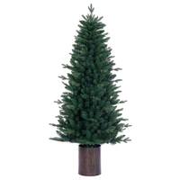 Vickerman 6' x 39" Potted Spruce Tree Unlit Artificial Christmas Tree