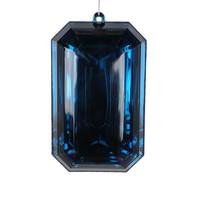 Vickerman 8" Midnt Blue Rectangle Jewel Glitter Christmas Ornament Assortment (2 Pack)