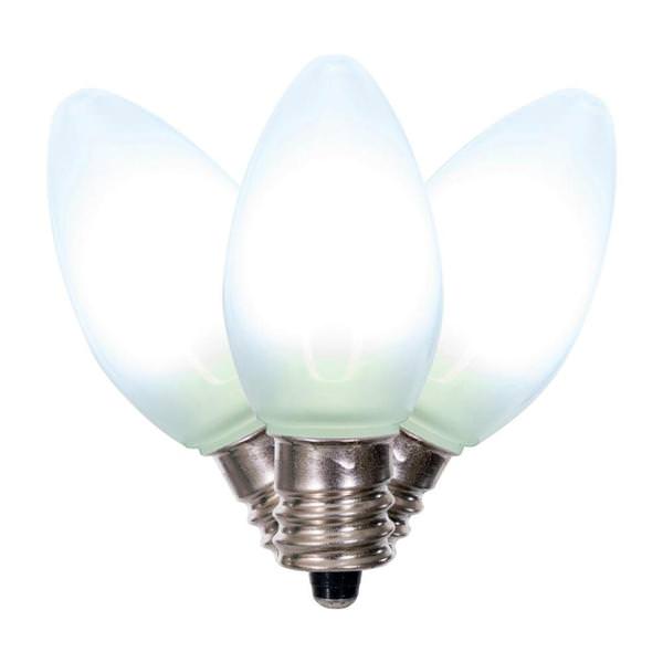 0.6 watt 120 volt C7 Candelabra Screw Base Warm White Replacement LED Light Bulb (25 Pack)