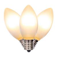 Vickerman 0.6 watt 120 volt C9 Intermediate Screw Base Warm White Replacement LED Light Bulb (25 Pack)