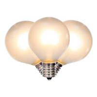 Vickerman 0.6 watt 120 volt - G50 Intermediate Screw Base Warm White Replacement LED Light Bulbs (25 Pack)