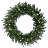 Vickerman 36" Berkley Mixed Pine 100 Warm White Light Artificial Christmas Wreath