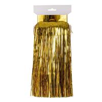 Vickerman 10' x 12" Gold Icicle Tinsel Curtain (4 Pack)
