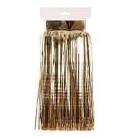 Vickerman 10' x 12" Champagne Icicle Tinsel Curtain (4 Pack)