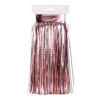 Vickerman 10' x 12" Rose Gold Icicle Tinsel Curtain (4 Pack)