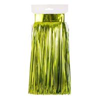 Vickerman 10' x 12" Lime Icicle Tinsel Curtain (4 Pack)