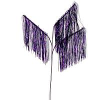View 36" Purple Icicle Tinsel Curtain (3 Pack)