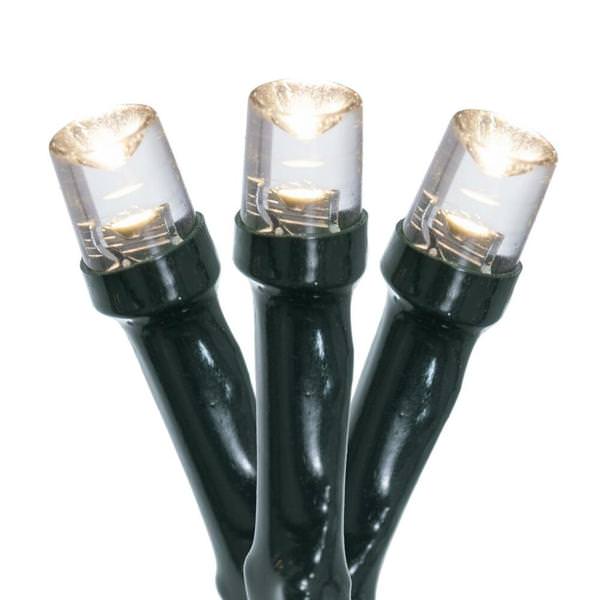 1000 Light 73' 8 Function Warm White LED Wide Angle Cluster Light Set