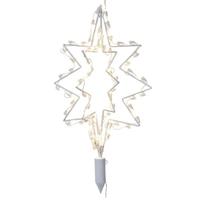 Vickerman 48" 110 volt Bethlehem Star Pure White Christmas Tree Topper 