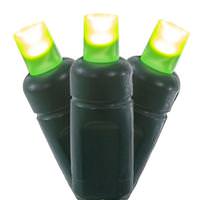 Vickerman 50 Light 25' Green Wire Lime Frosted LED Christmas Light Set