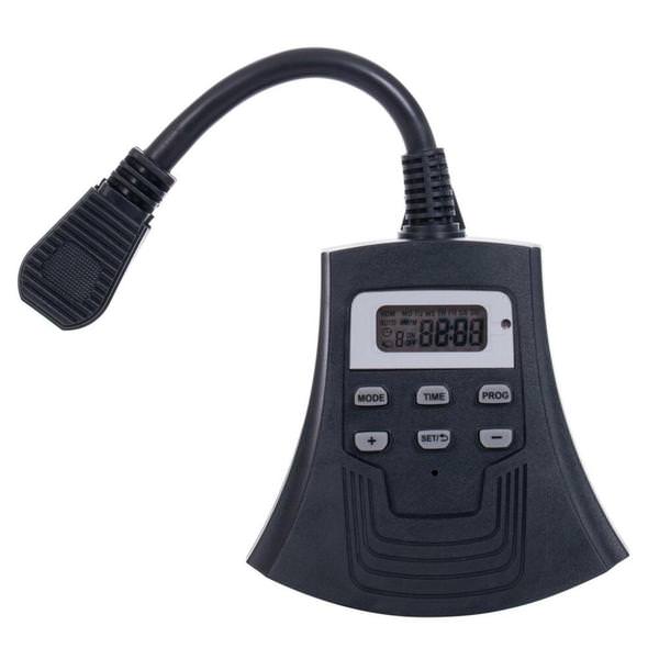 Outdoor 125 volt 3-Outlet 7-Day Digital Timer