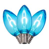 Vickerman 0.6 watt 120 volt C9 Intermediate Screw Base Teal Replacement LED Light Bulb (25 Pack)