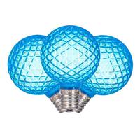 Vickerman 0.8 watt 120 volt G50 Intermediate Screw Base Teal Replacement LED Light Bulb (25 Pack)