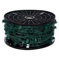Vickerman 500' Green C9 Socket Spool with 12" Spacing