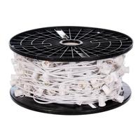 Vickerman 500' White C9 Socket Spool with 12" Spacing