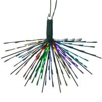Vickerman 160 Light x 24" 24 volt Green Wire Color Changing 5mm Lights Starburst Multi LED