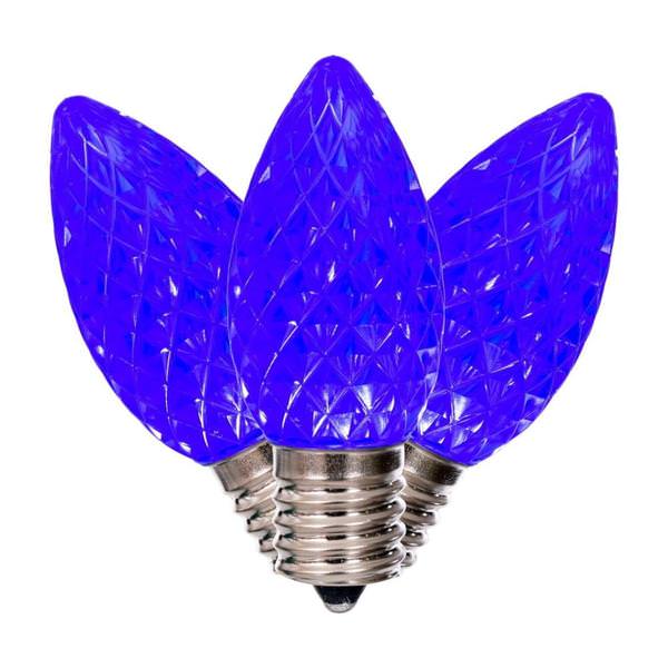 7 watt C9 Intermediate Screw Base Blue Replacement LED Light Bulb (25 Pack)