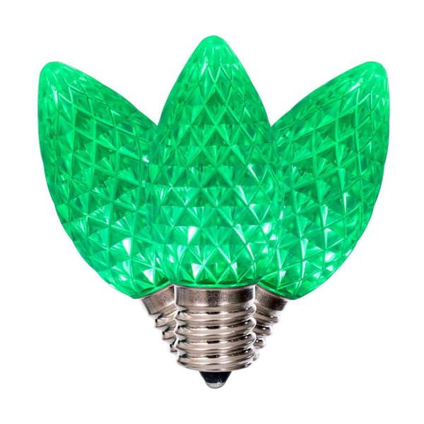 7 watt C9 Intermediate Screw Base Green Replacement LED Light Bulb (25 Pack)