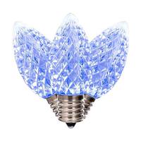 Vickerman 7 watt C9 Intermediate Screw Base Cool White Faceted Replacement LED Light Bulb (25 Pack)
