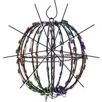 Vickerman 16" 112 Light RGB/Warm Brown LED Sphere with Remote