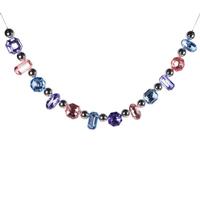 Vickerman 6' Pink/BabyBlue/Lavender Jewel Garland