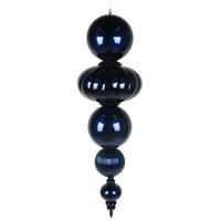 Vickerman 54" Blue Candy Apple Finial Christmas Tree Ornament
