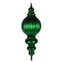 View 35" Green Candy Stripe UV Resistant Christmas Ornament