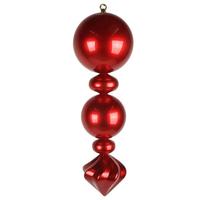 Vickerman 24" Red UV Candy Ball Onion Finial Christmas Tree Ornament