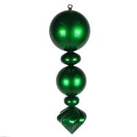 Vickerman 24" Green UV Candy Ball Onion Finial Christmas Tree Ornament