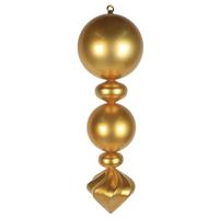 Vickerman 24" Gold UV Candy Ball Onion Finial Christmas Tree Ornament