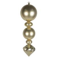Vickerman 24" Champagne UV Candy Ball Onion Finial Christmas Tree Ornament