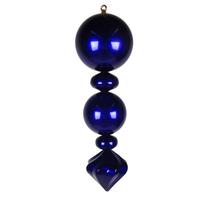 Vickerman 24" Purple Candy Ball Onion Finial Christmas Tree Ornament