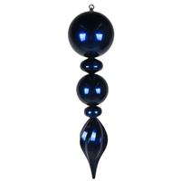 Vickerman 30" Blue Candy Ball Swirl Final Christmas Tree Ornament