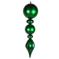 View 30" Green Candy Ball Swirl UV Final Christmas Tree Ornament