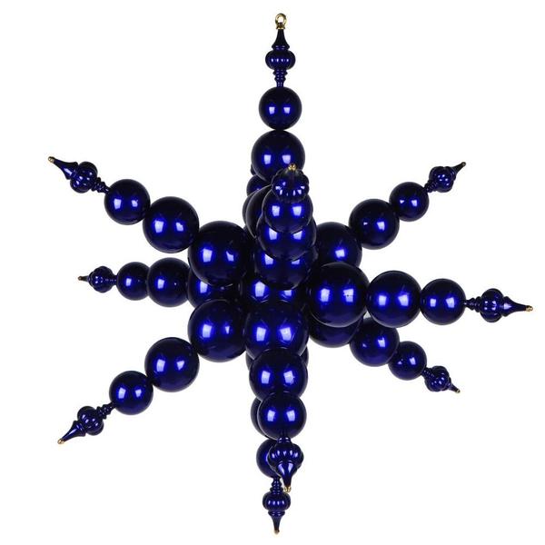 39" Purple Starburst Finial Christmas Tree Ornament