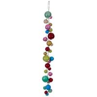 Vickerman 6' Multi-Color Matte/Shiny/Pearl Ball Wire Garland