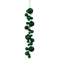 Vickerman 6' Green Matte/Shiny/Pearl Ball Branch Wire Garland