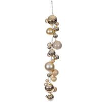 Vickerman 6' Champagne Matte/Shiny/Pearl Ball Branch Wire Garland