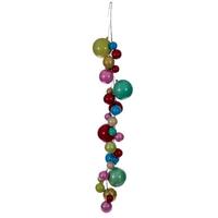 Vickerman 6' Multi-Color Matte/Shiny/Pearl Ball Branch Wire Garland