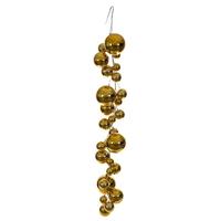 Vickerman 6' Gold Shiny Ball Branch Wire Garland