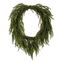 Vickerman 28" Green Norfolk Heart Unlit Artificial Wreath