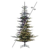 Vickerman 4' x 32" Alberta Spruce 150 LED Light Pre-Lit Artificial Christmas Tree 