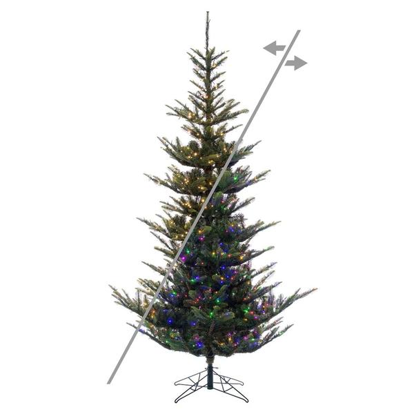 10' x 74" Alberta Spruce 1300 LED Light Pre-Lit Artificial Christmas Tree