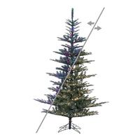 Vickerman 4' x 32" Alberta Blue Spruce 150 LED Light Pre-Lit Artificial Christmas Tree